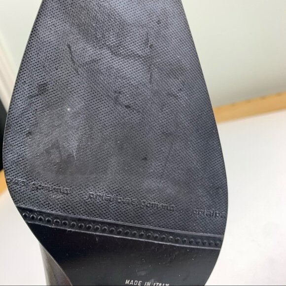 ROBERTO Capucci Black Heeled Loafer size  8 ½ - Picture 6 of 9